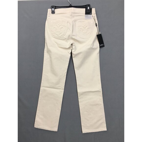 NWT Siwy Jean Womens Straight Leg Size 27 Lynn Milkshake Mid Rise Stretch   New - Picture 1 of 16
